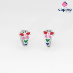 Детски сребърни обеци пеперуда Ella