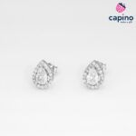 Сребърни обеци капка Sabatino