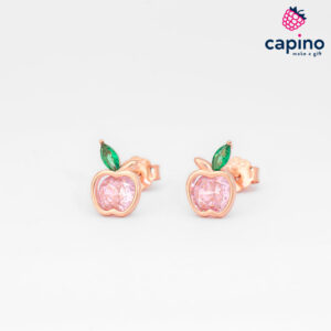 Сребърни обеци ябълки Silvio