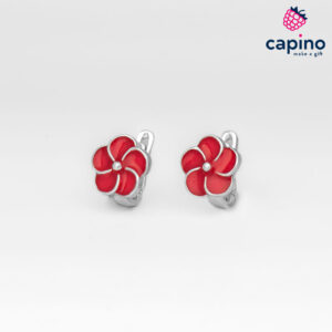 Детски сребърни обеци Nova