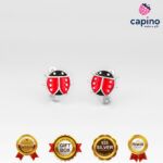 Детски сребърни обеци Poppy - 1