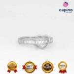 Сребърен пръстен сърце Roman - 1