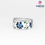 Сребърен пръстен цвете Pasqual - 1