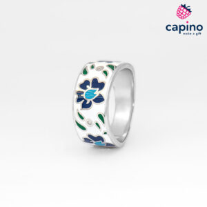 Сребърен пръстен цвете Pasqual