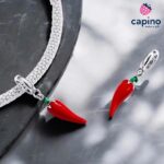 Сребърен талисман люта чушка Gastone - 1