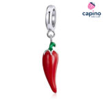 Сребърен талисман люта чушка Gastone