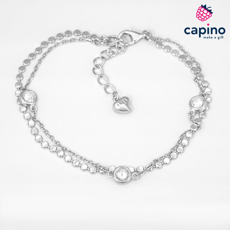 Сребърна гривна Alessia