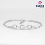 Сребърна гривна Amanda