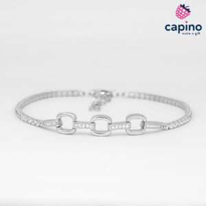 Сребърна гривна Amanda