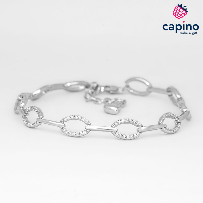 Сребърна гривна Aurora