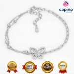 Сребърна гривна пеперуда Victoria - 1