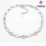 Сребърна гривна сърце Marisa