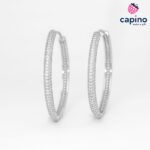 Сребърни обеци халки Niccolò