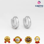 Сребърни обеци халки Ranieri - 1