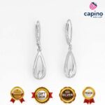 Сребърни обеци капки Vladimiro - 1