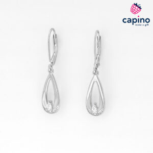 Сребърни обеци капки Vladimiro