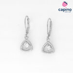 Сребърни обеци Paride