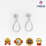 Сребърни обеци Pietro - 2