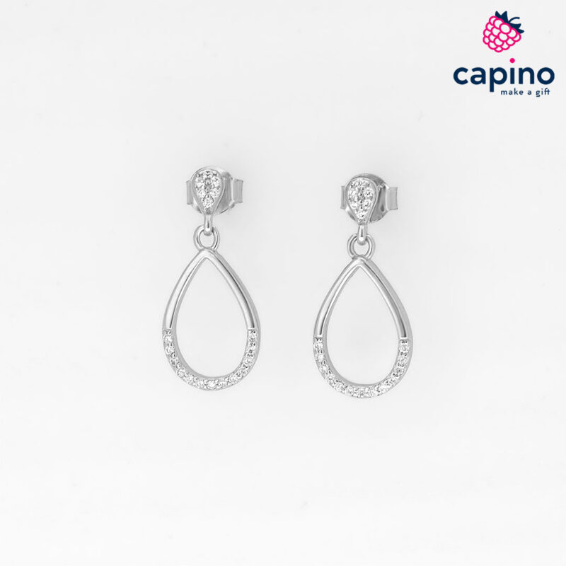 Сребърни обеци Pietro