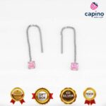 Сребърни обеци с промушване Osvaldo - 1