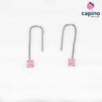 Сребърни обеци с промушване Osvaldo