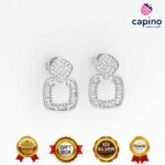 Сребърни обеци Saverio - 1