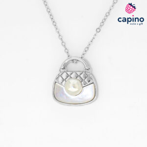 Сребърно колие дамска чанта Roberto