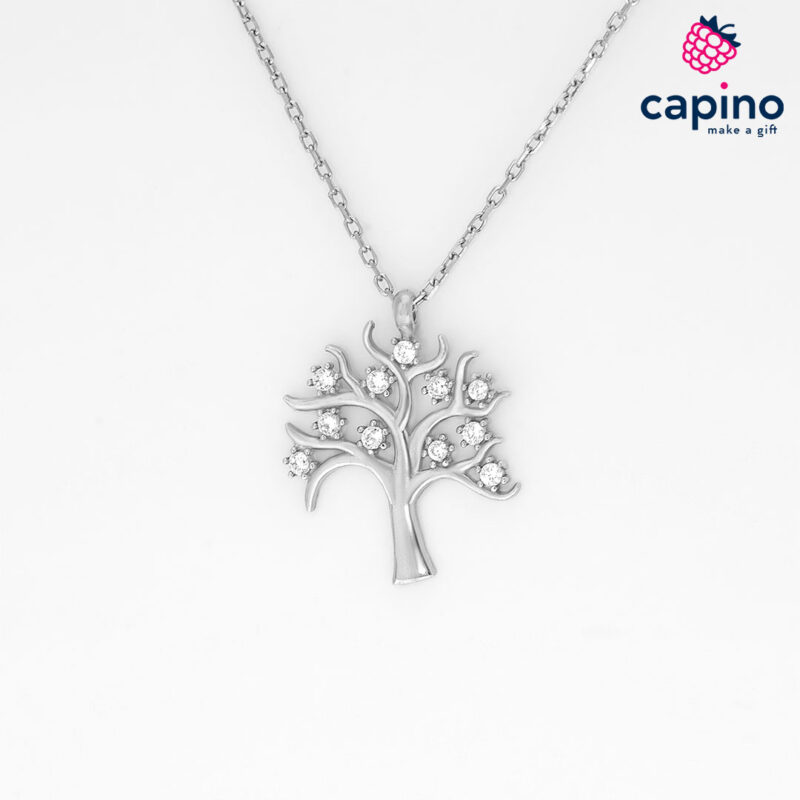 Сребърно колие дървото на живота Gabriele