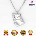 Сребърно колие мече Tonino - 1