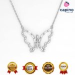 Сребърно колие пеперуда Ludovico - 1