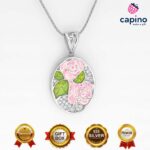 Сребърно колие цветя Amleto - 1