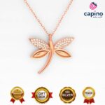 Сребърно колие водно конче Telemaco - 1