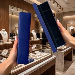 Луксозна безплатна подаръчна кутия за сребърни бижута Capino
