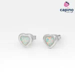 Сребърни обеци сърца Tonino
